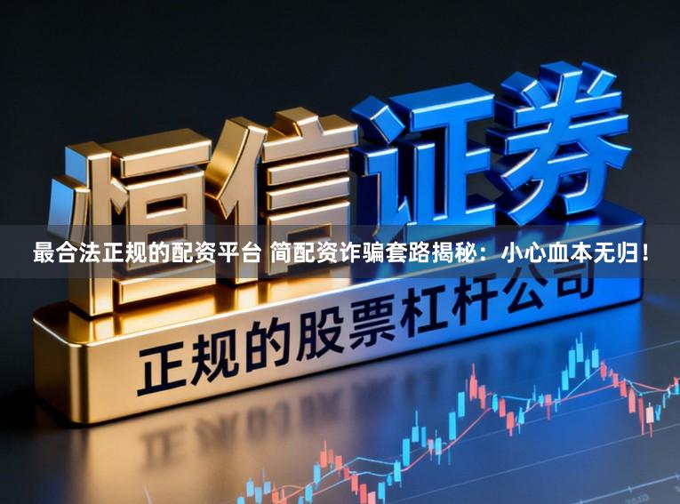 最合法正规的配资平台 简配资诈骗套路揭秘:小心血本无归!