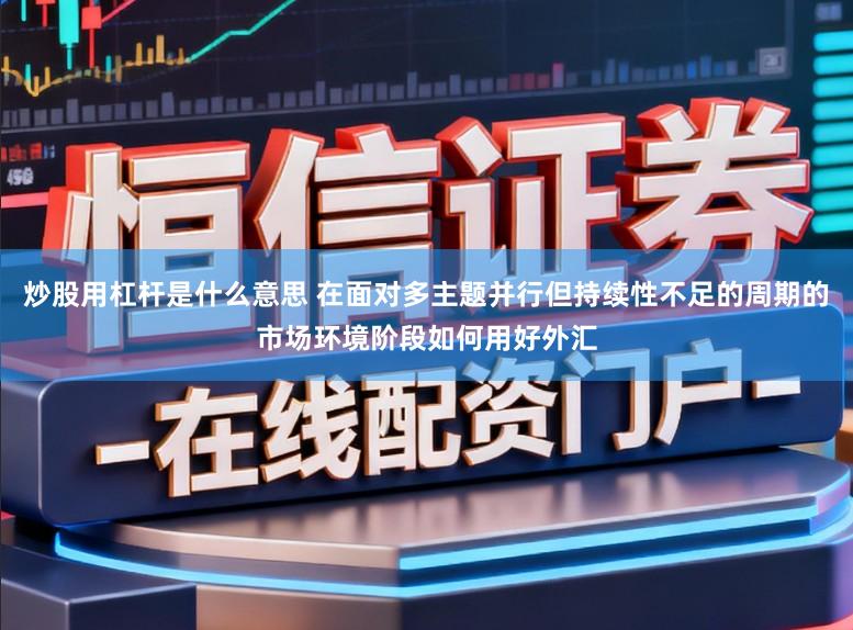 炒股用杠杆是什么意思 在面对多主题并行但持续性不足的周期的市场环境阶段如何用好外汇