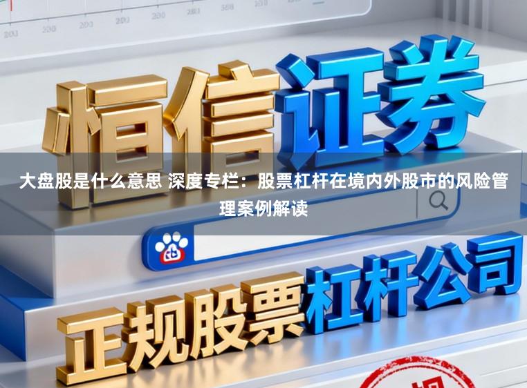 大盘股是什么意思 深度专栏：股票杠杆在境内外股市的风险管理案例解读