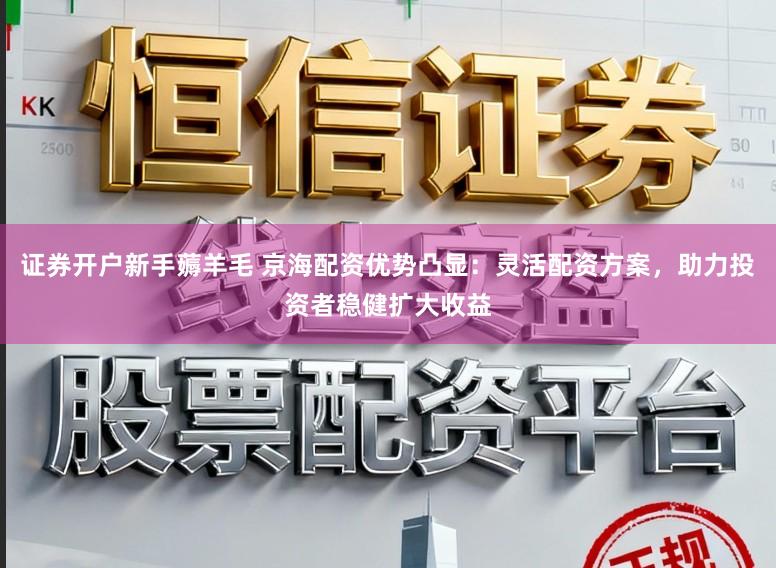 证券开户新手薅羊毛 京海配资优势凸显：灵活配资方案，助力投资者稳健扩大收益